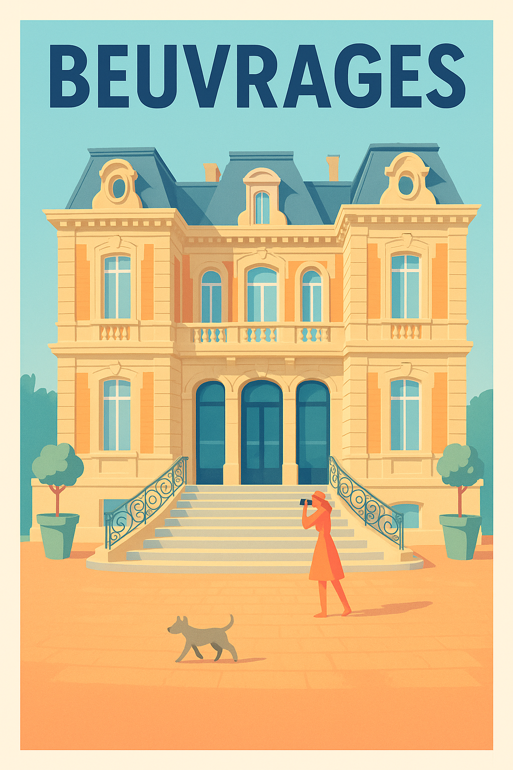 Affiche de Beuvrages - Élégance et charme à chaque regard