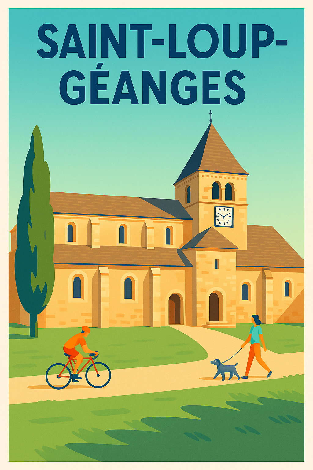 Affiche de Saint-Loup-Géanges - Découverte paisible et authentique