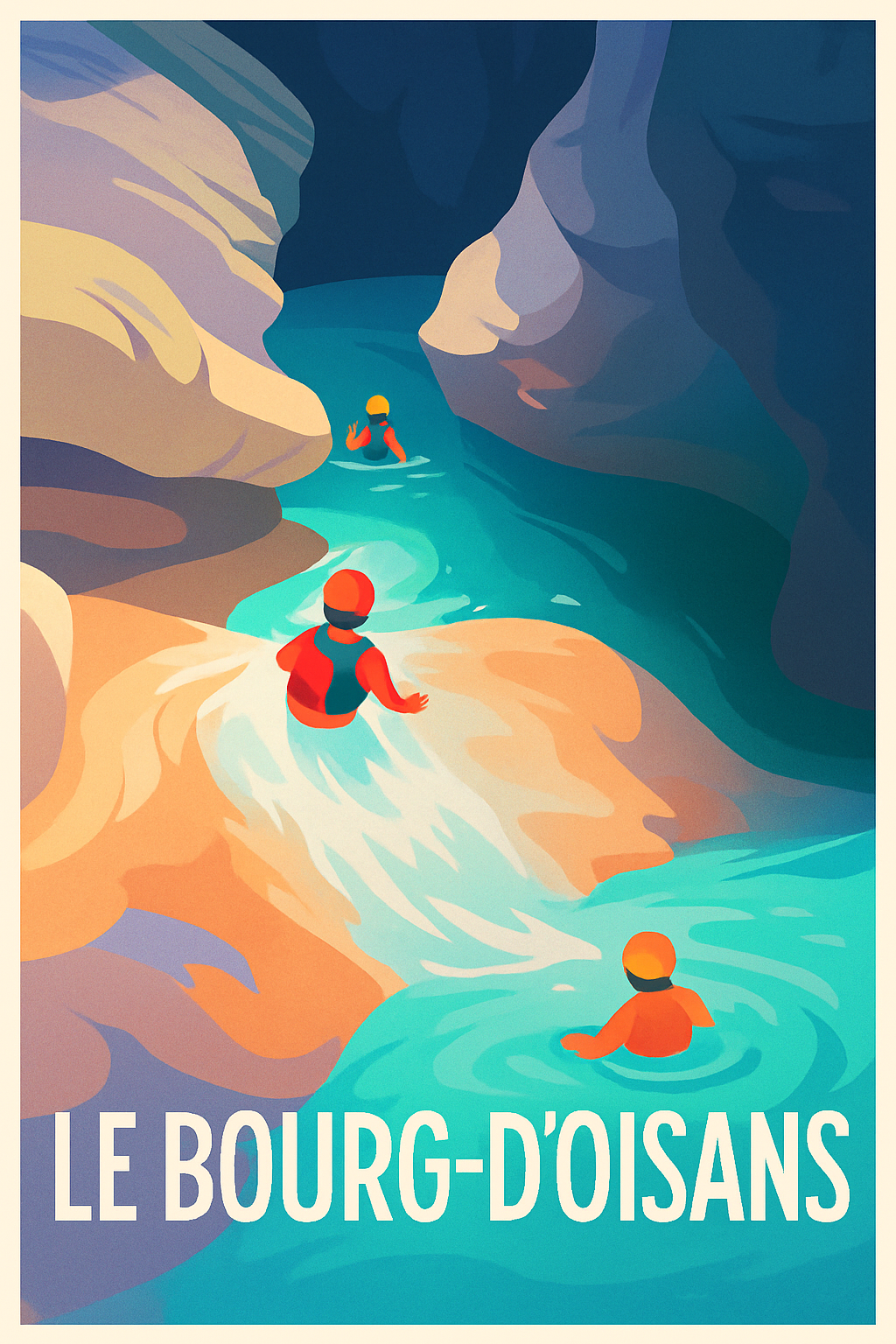 Affiche de Le Bourg-d'Oisans - Aventure aquatique au cœur des gorges