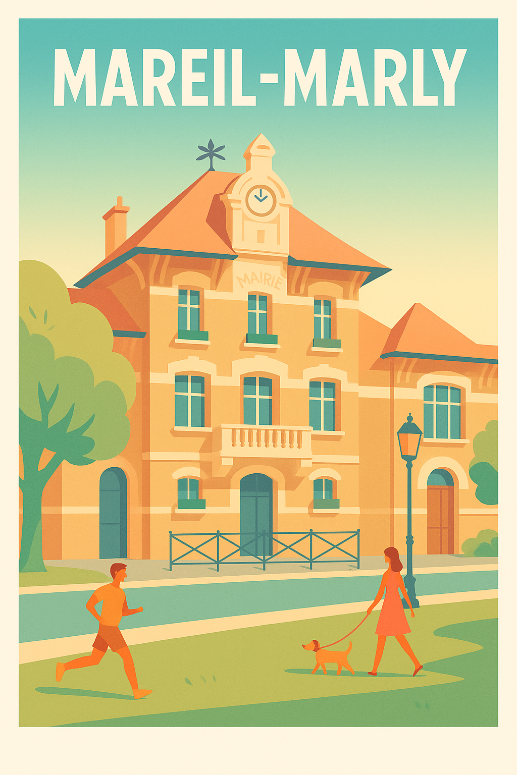 Affiche de Mareil-Marly - Charme et sérénité au cœur de la ville