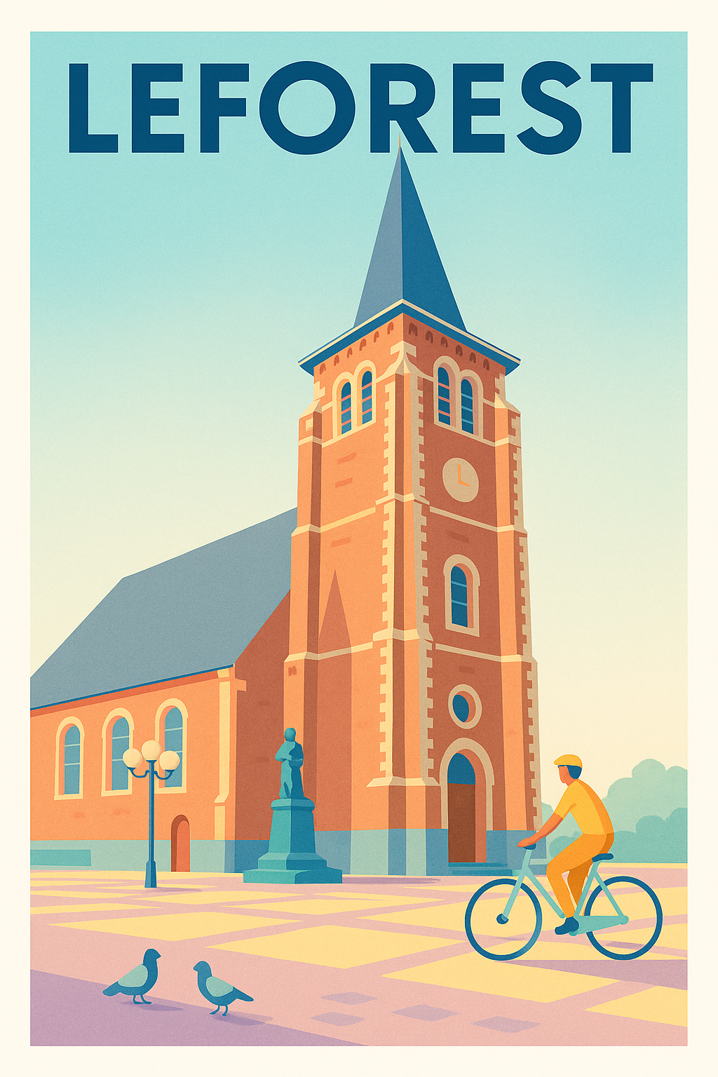 Affiche de Leforest - L'élégance tranquille du cœur de ville