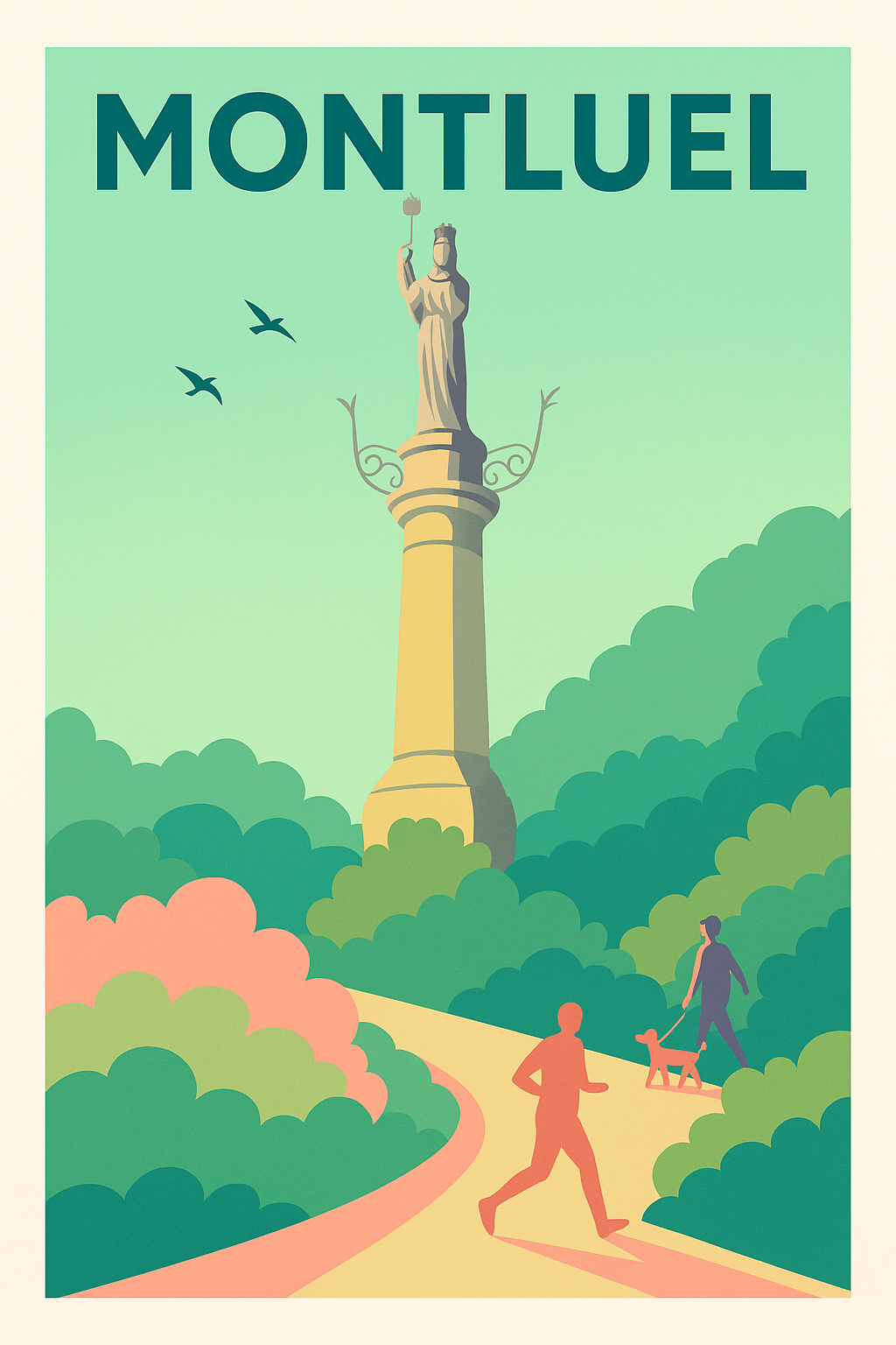 Affiche de Montluel - Un havre de verdure et d'histoire