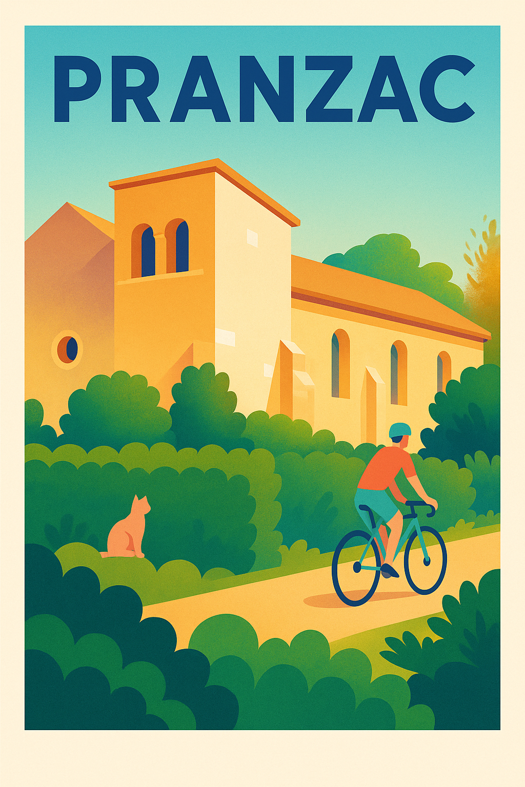 Affiche de Pranzac - Charme bucolique et balade à vélo
