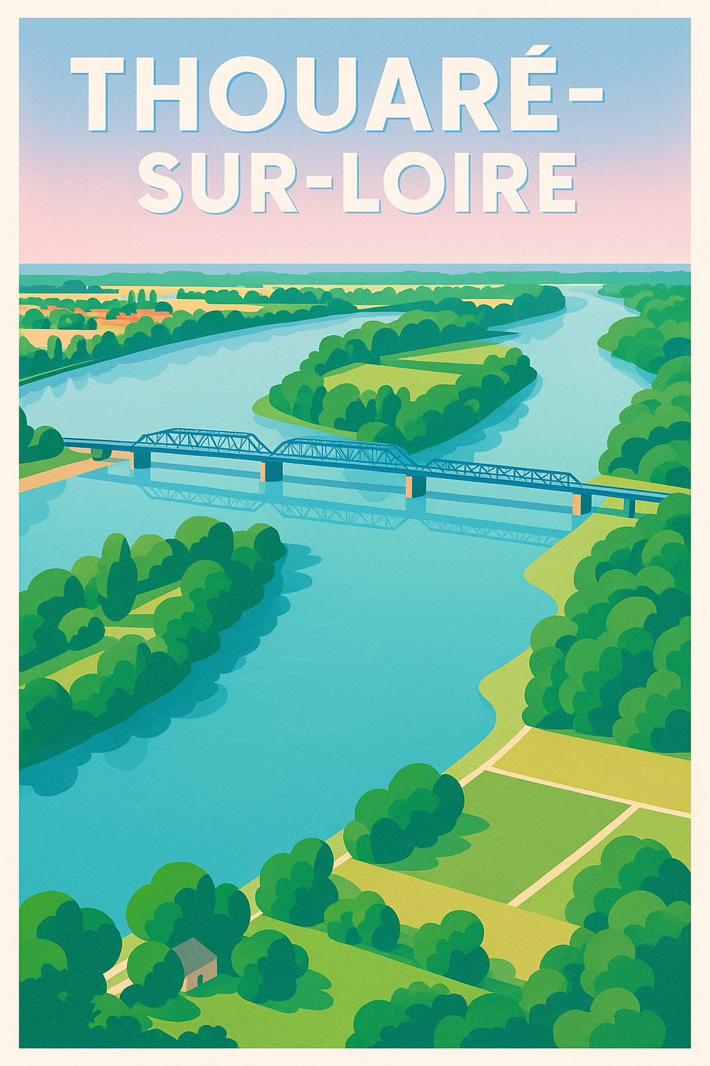 Affiche de Thouaré-sur-Loire - L'évasion au fil de la Loire