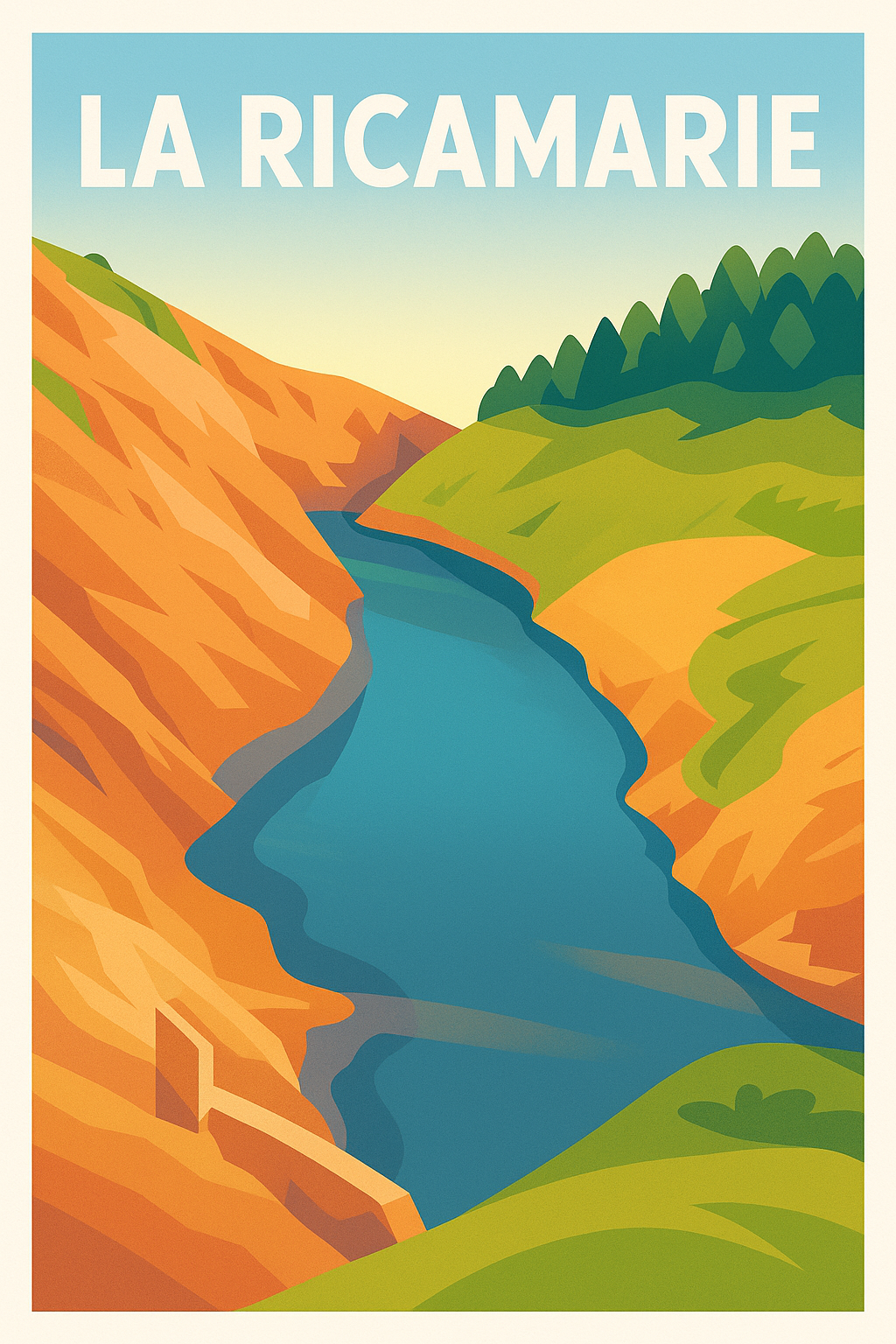 Affiche de La Ricamarie - Escapade Nature et Paysages Authentiques