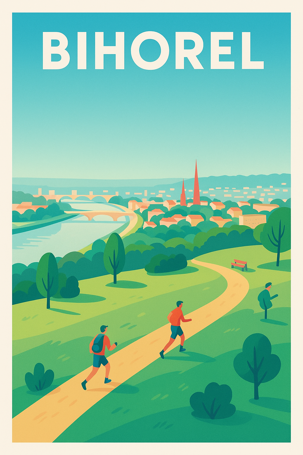 Affiche de Bihorel - Évasion et nature au cœur de la ville