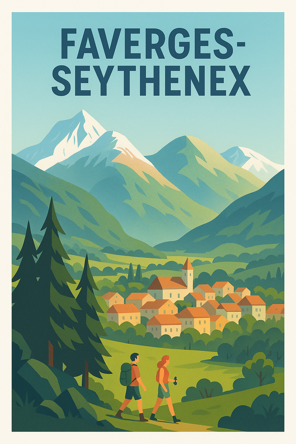 Affiche de Faverges-Seythenex - Évasion nature et montagnes