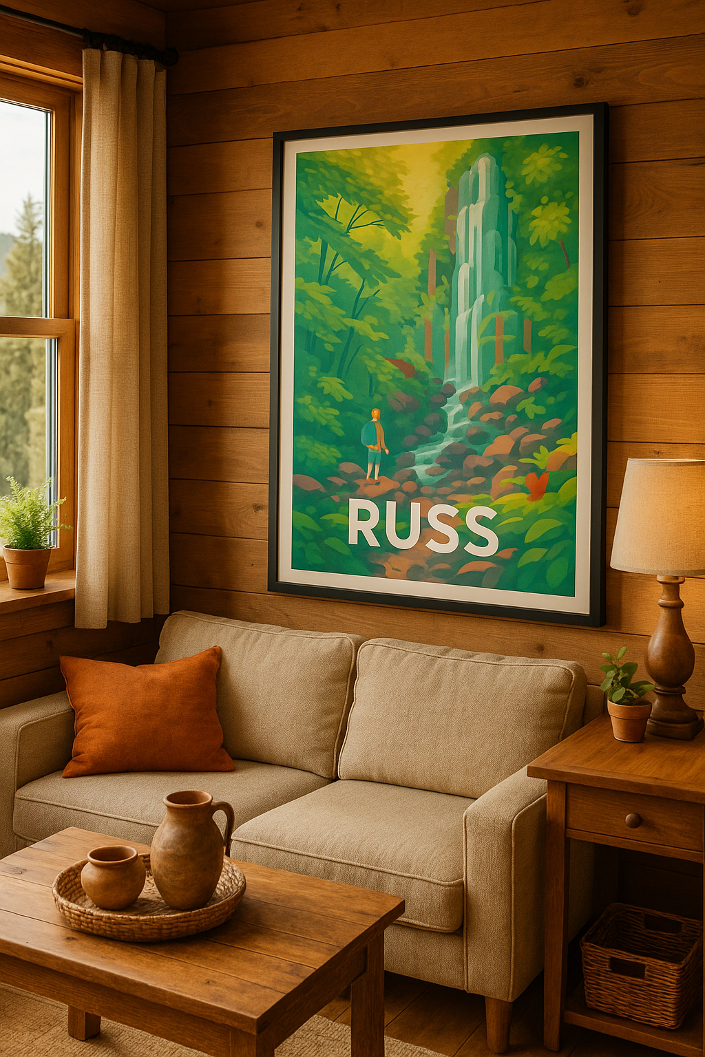 Mise en situation Affiche de Russ - Émerveillement au cœur de la nature