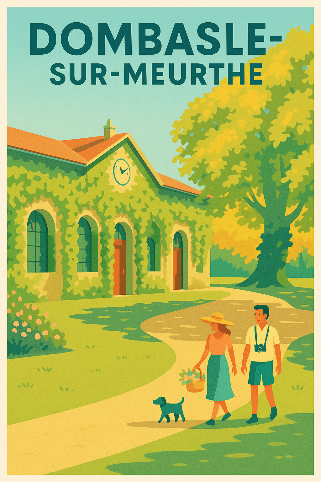 Affiche de Dombasle-sur-Meurthe - Charme bucolique au fil des saisons