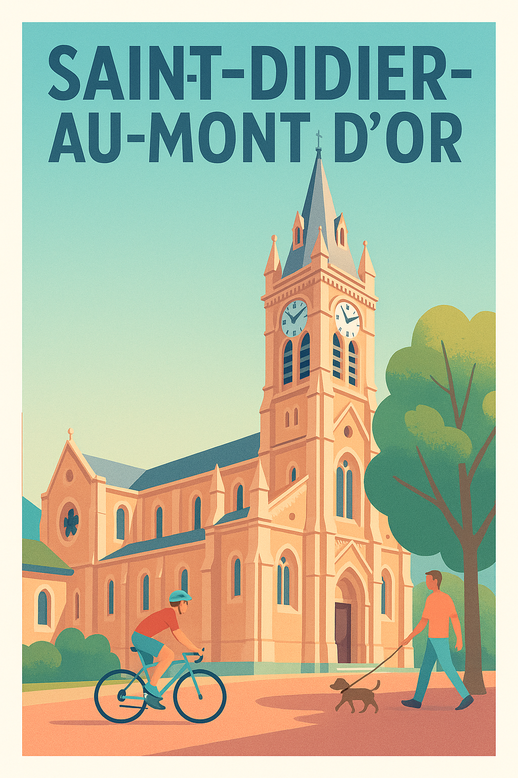 Affiche de Saint-Didier-au-Mont-d'Or - Sérénité au cœur du village