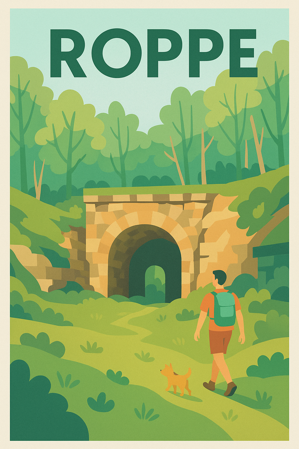 Affiche de Roppe - Évasion nature et découvertes