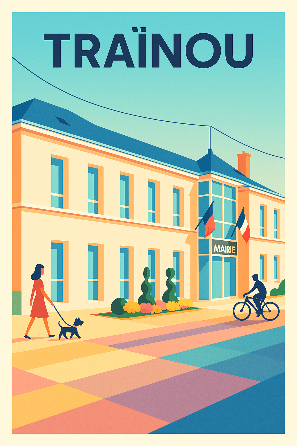 Affiche de Traînou - Charme et tranquillité au cœur de la commune