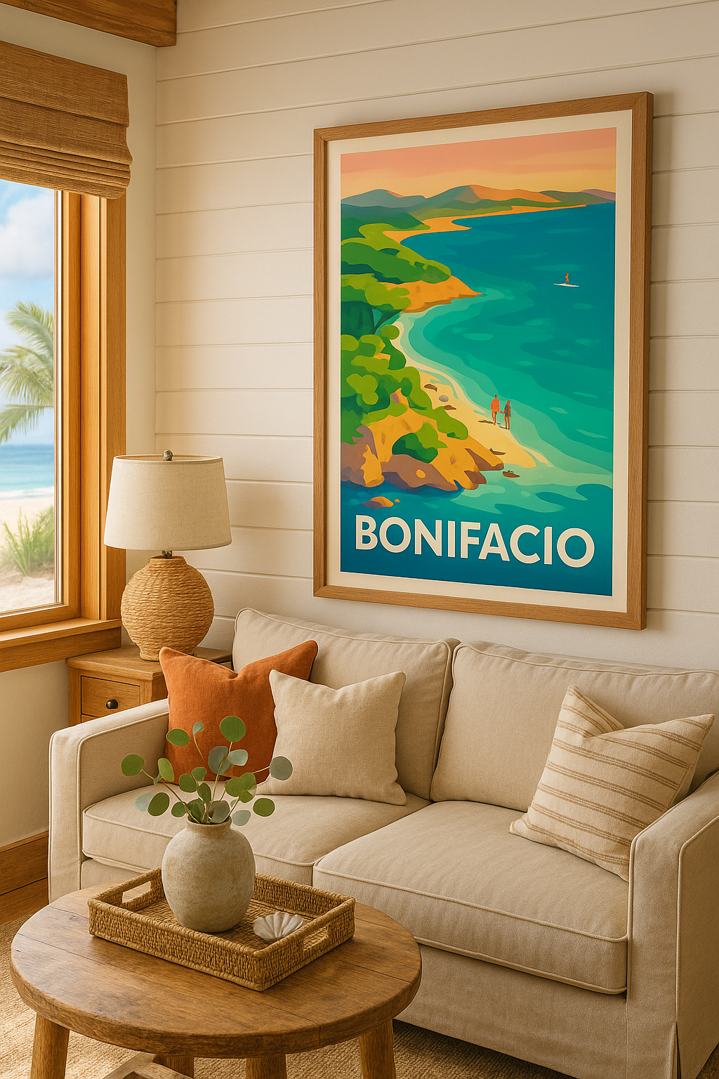 Mise en situation Affiche de Bonifacio - Évasion en bord de mer