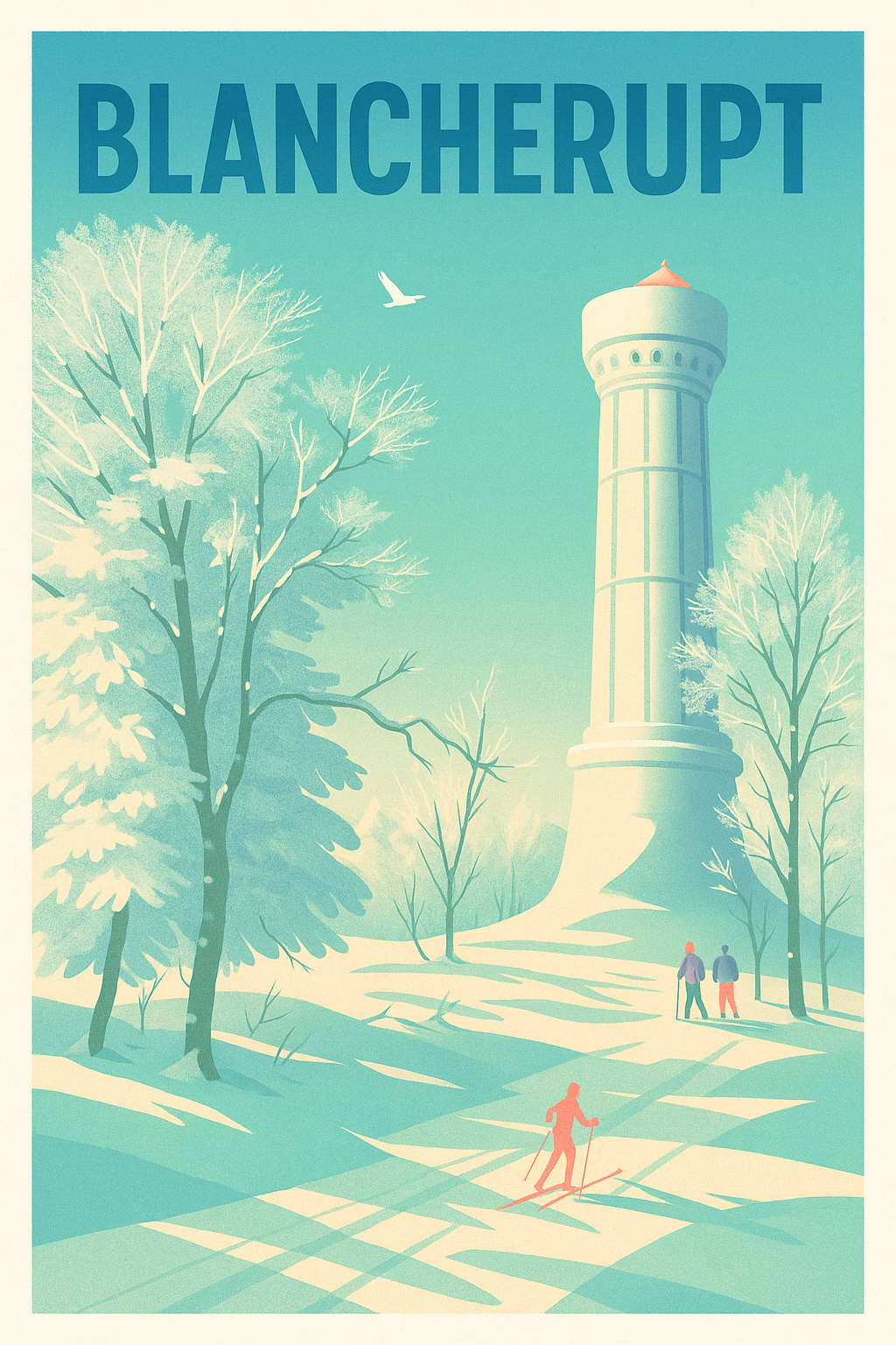 Affiche Blancherupt — Évasion hivernale au cœur des Vosges · poster d'art de Blancherupt