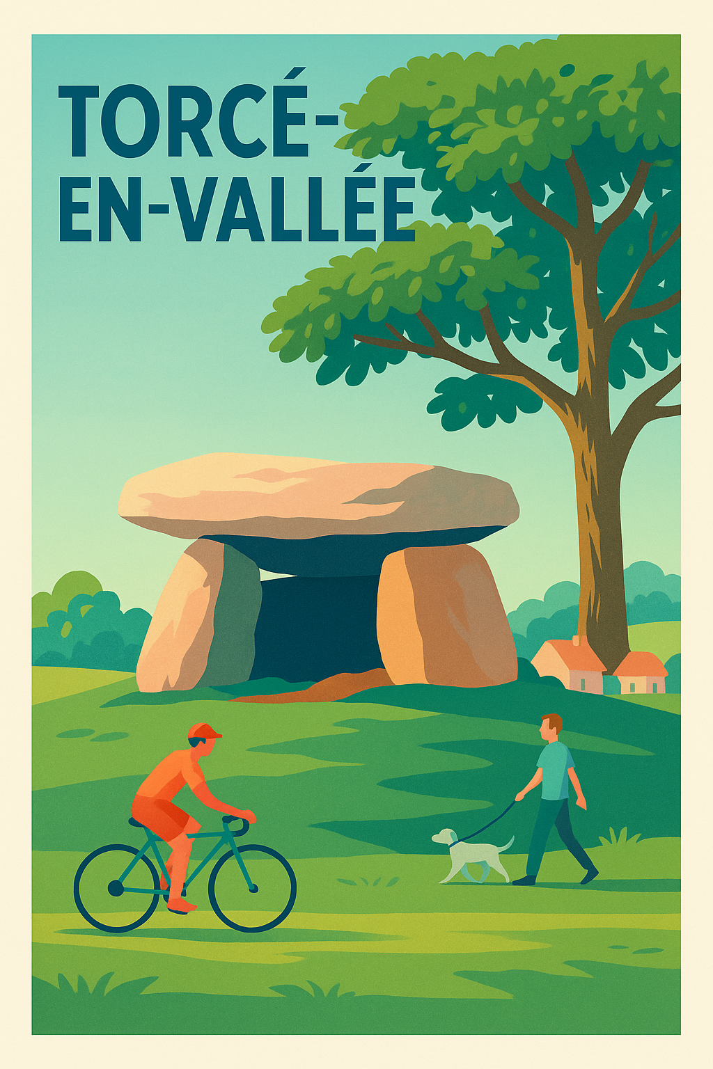 Affiche de Torcé-en-Vallée - L'âme paisible de la campagne sarthoise