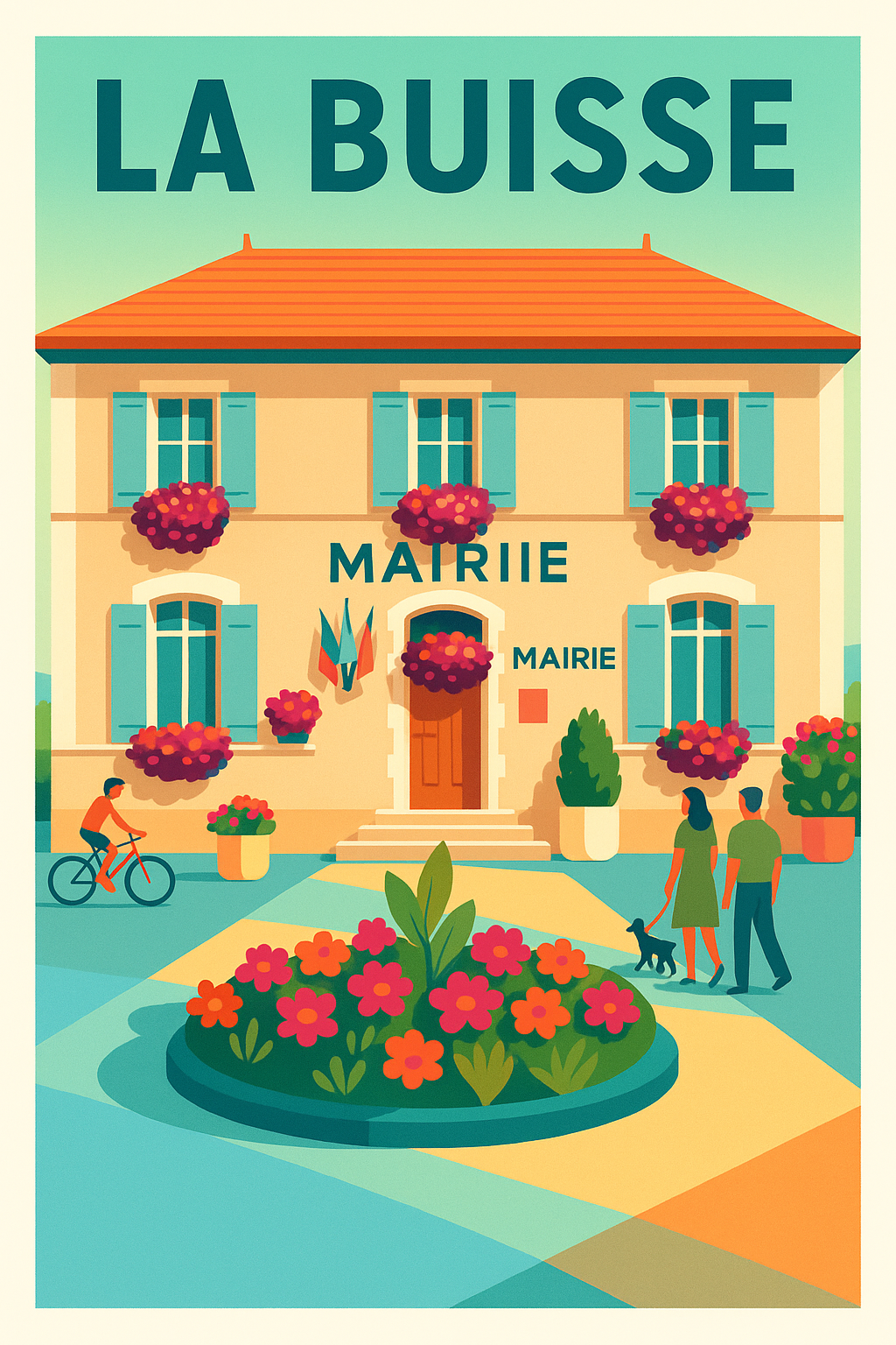 Affiche de La Buisse - Charme et quiétude au cœur de la mairie