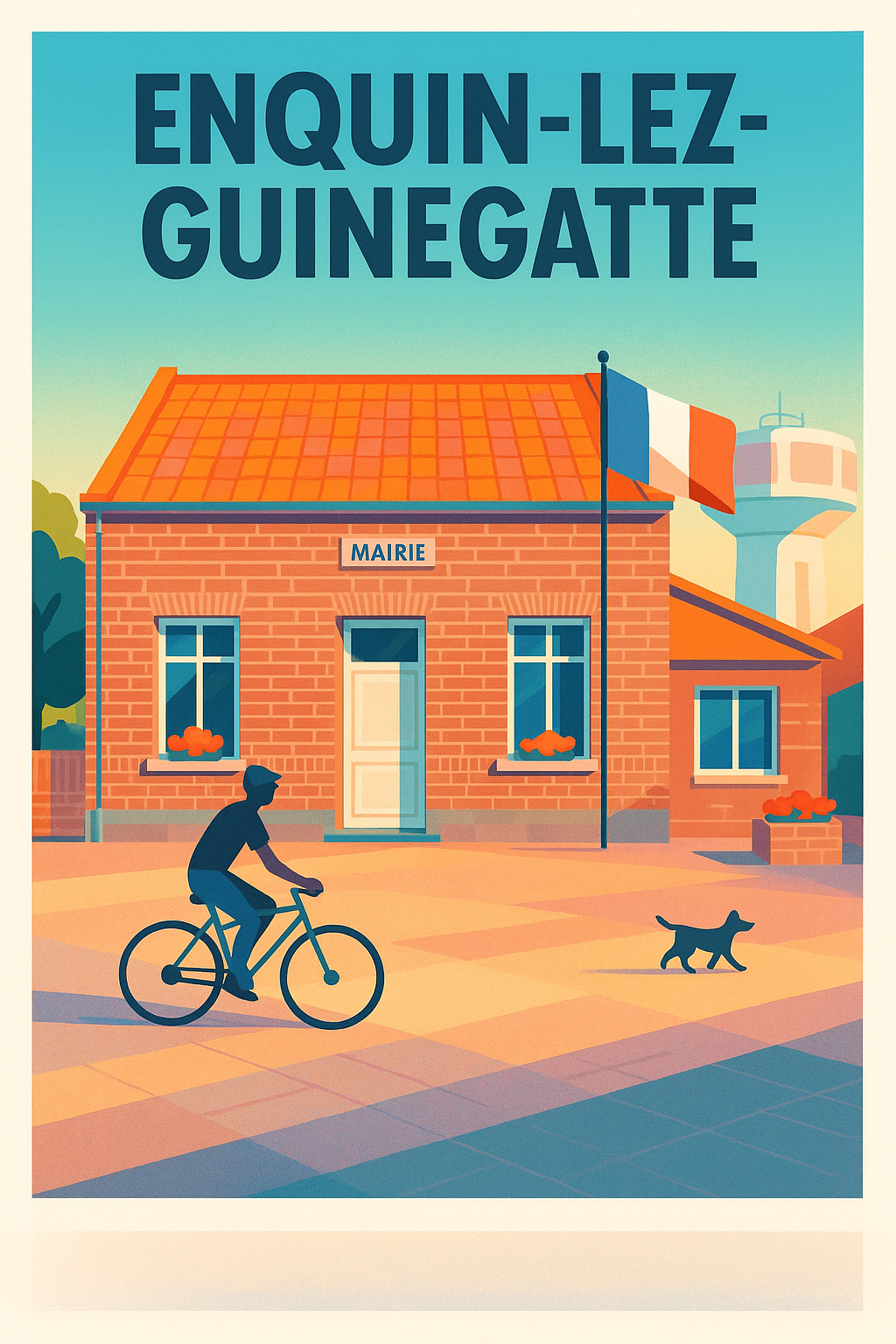 Affiche de Enquin-lez-Guinegatte - Sérénité villageoise et charme local