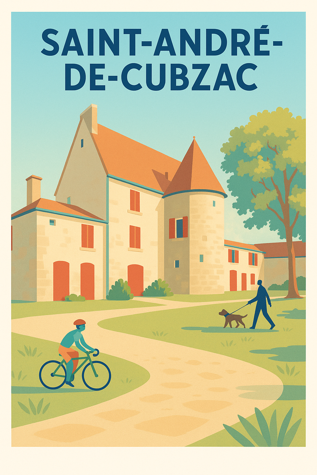Affiche de Saint-André-de-Cubzac - Charme et sérénité au cœur de la Gironde