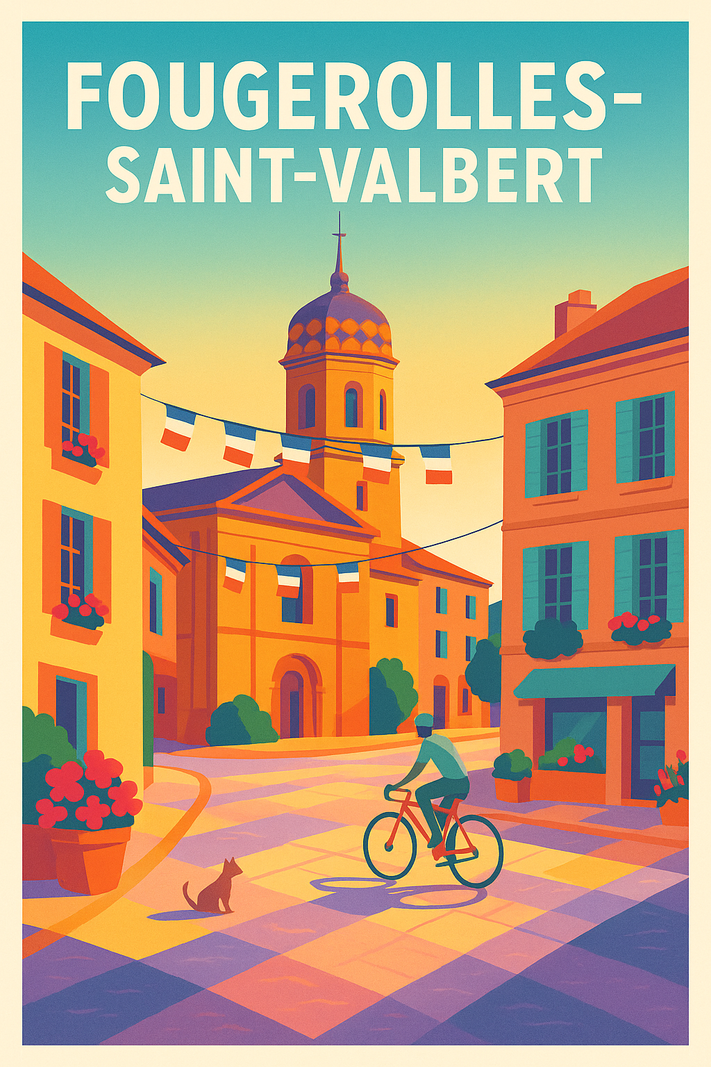 Affiche de Fougerolles-Saint-Valbert - Charme paisible au cœur de la ville
