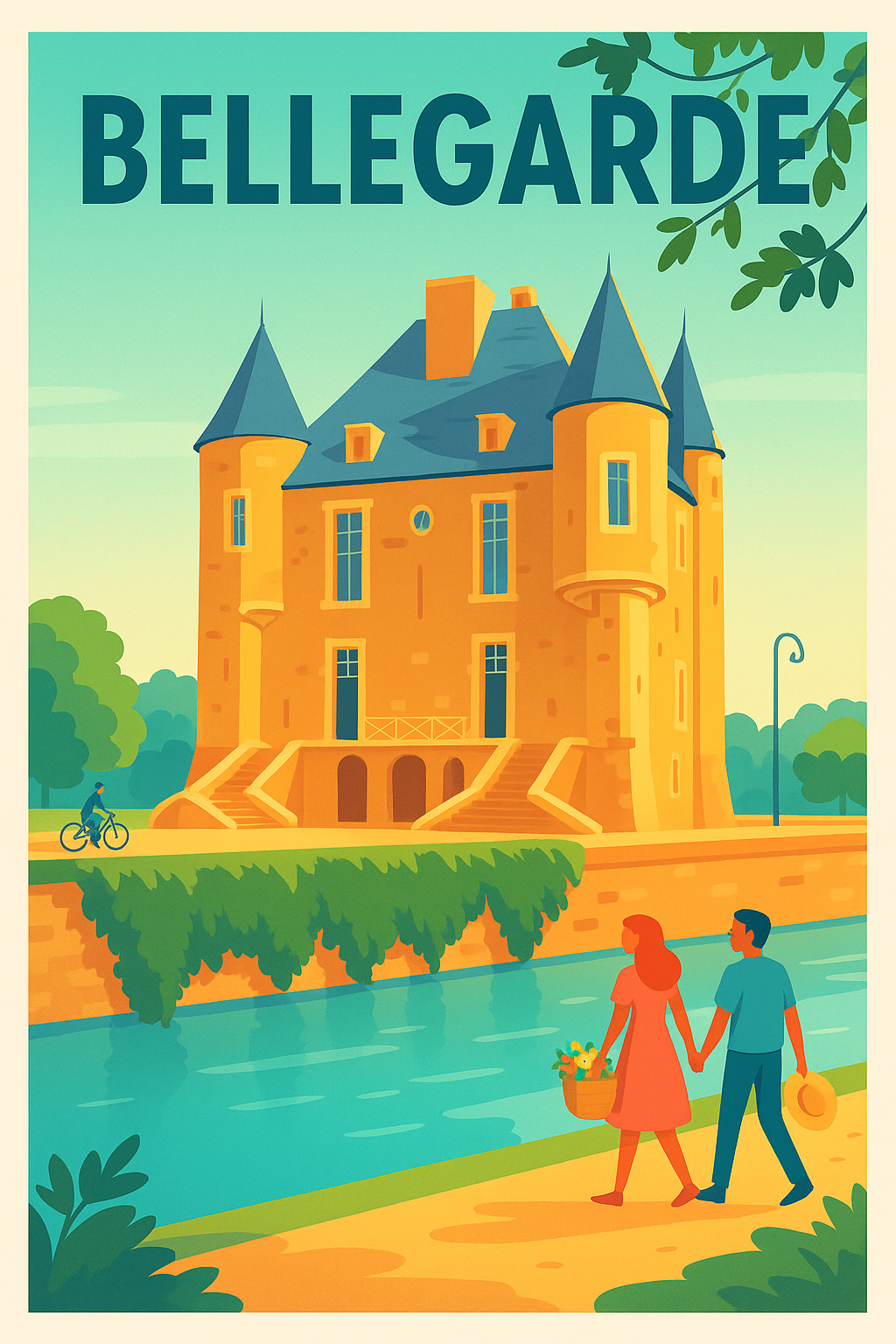 Affiche de Bellegarde - Charme et douceur au fil de l'eau