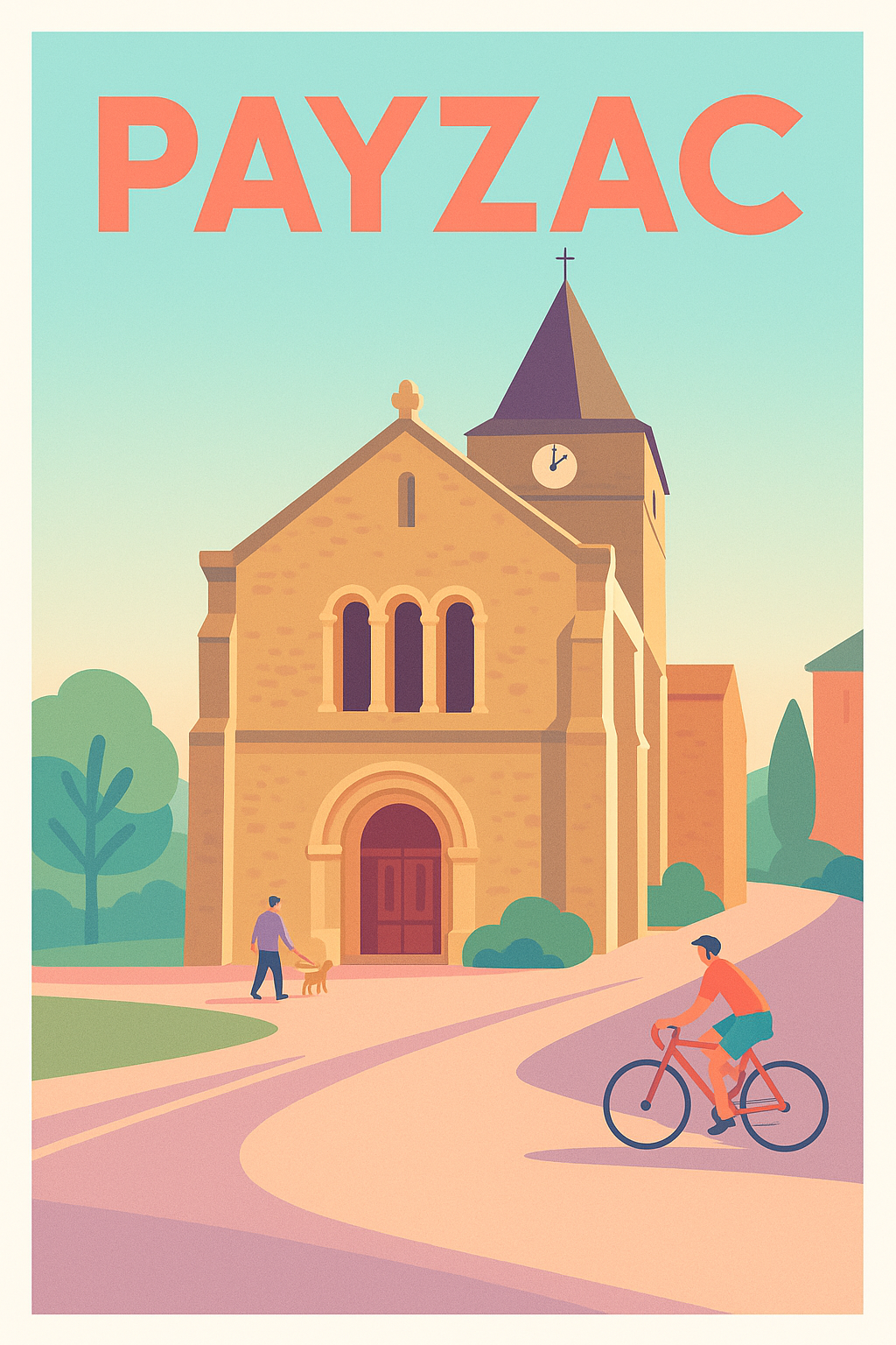 Affiche de Payzac - Charme et quiétude au cœur du village