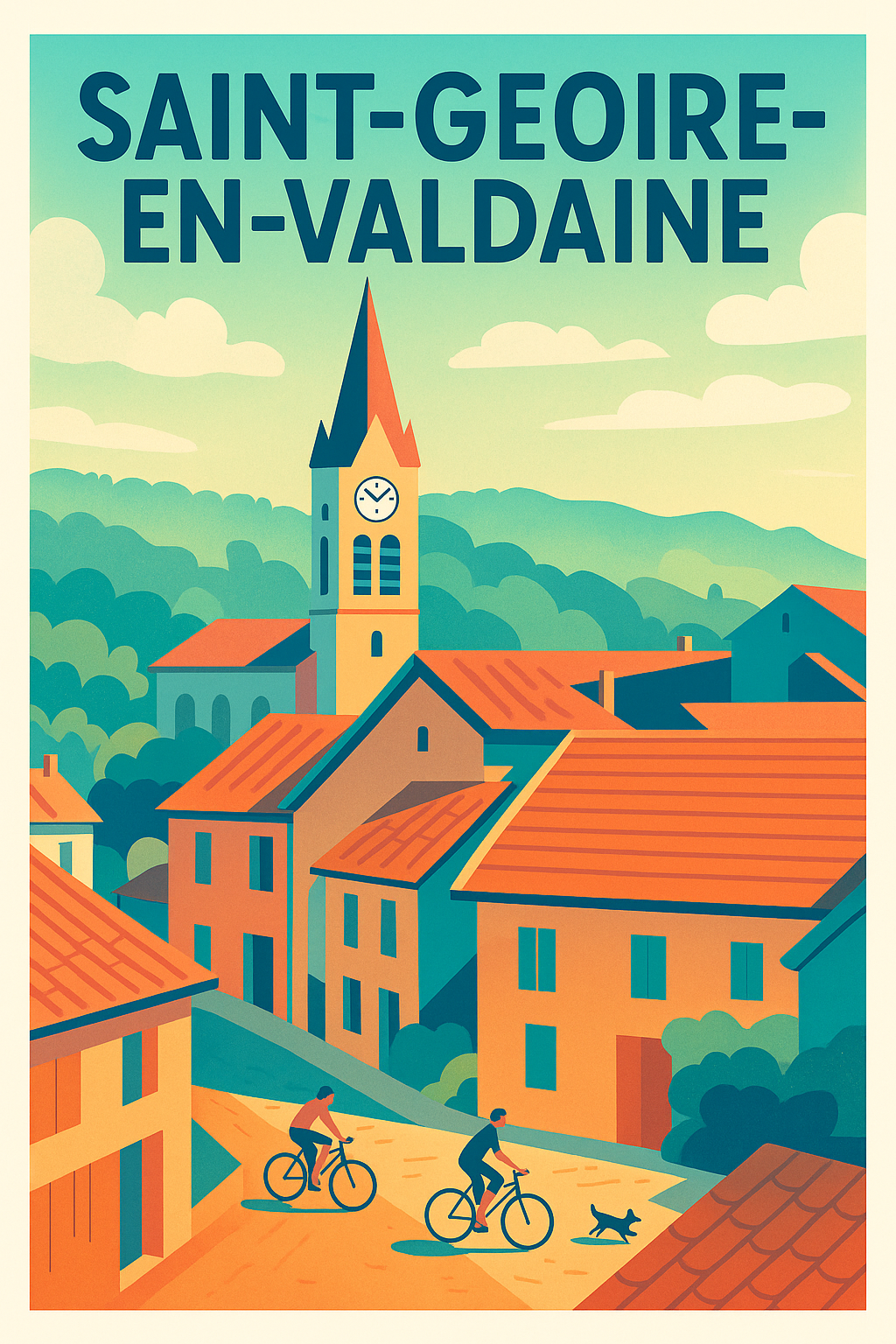 Affiche de Saint-Geoire-en-Valdaine - Charme et sérénité alpine
