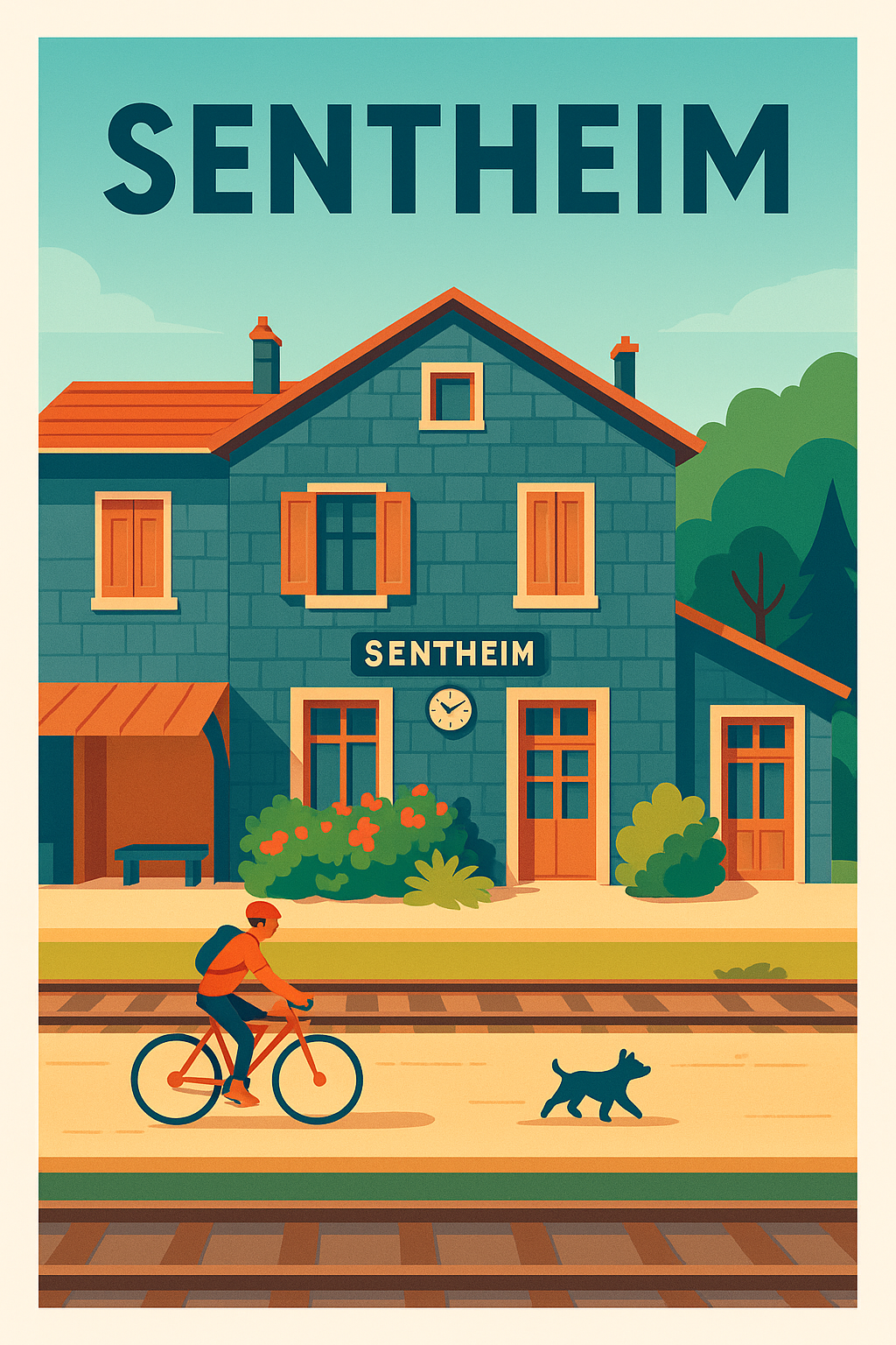 Affiche de Sentheim - Esprit village et douceur de vivre