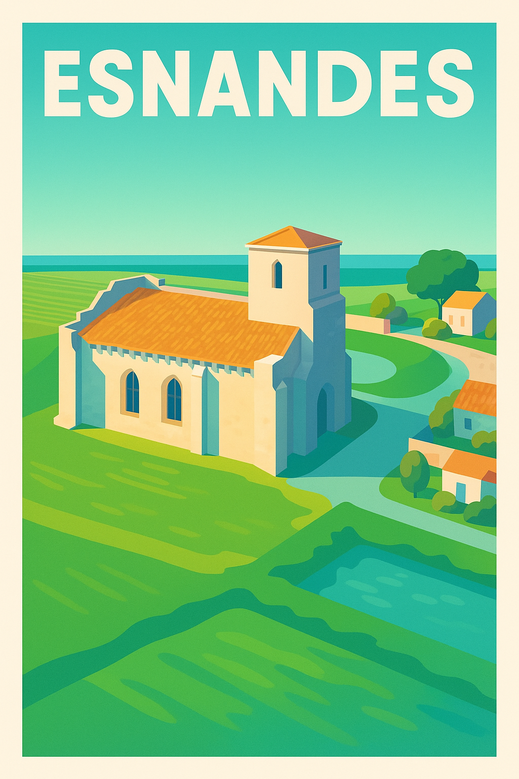 Affiche de Esnandes - Charme authentique du littoral Atlantique