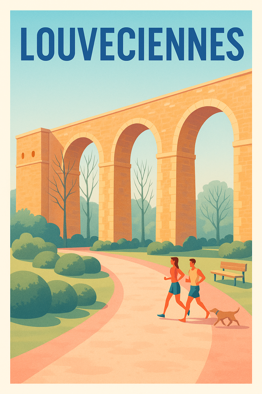 Affiche de Louveciennes - Charme et nature à portée de pas