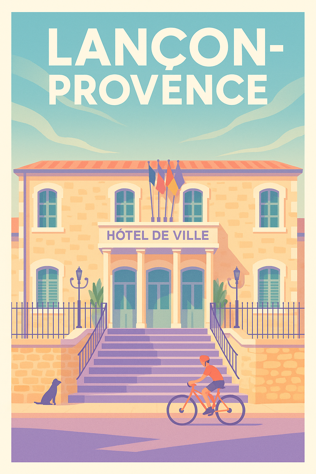 Affiche de Lançon-Provence - Charme et tranquillité provençale