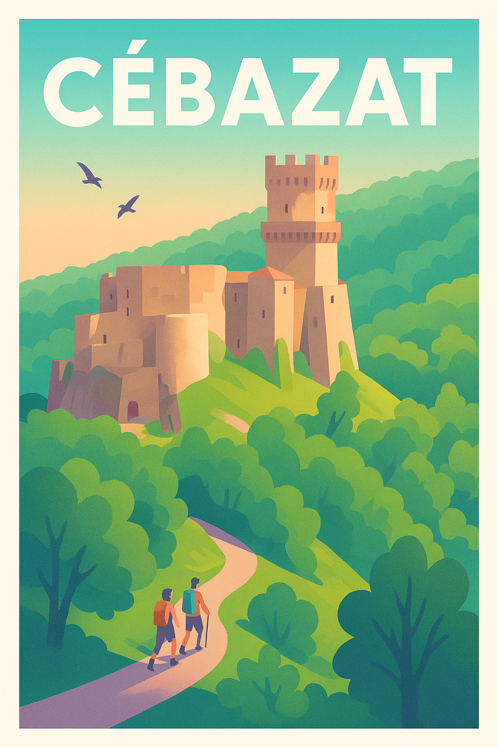 Affiche de Cébazat - Évasion et Nature Authentique