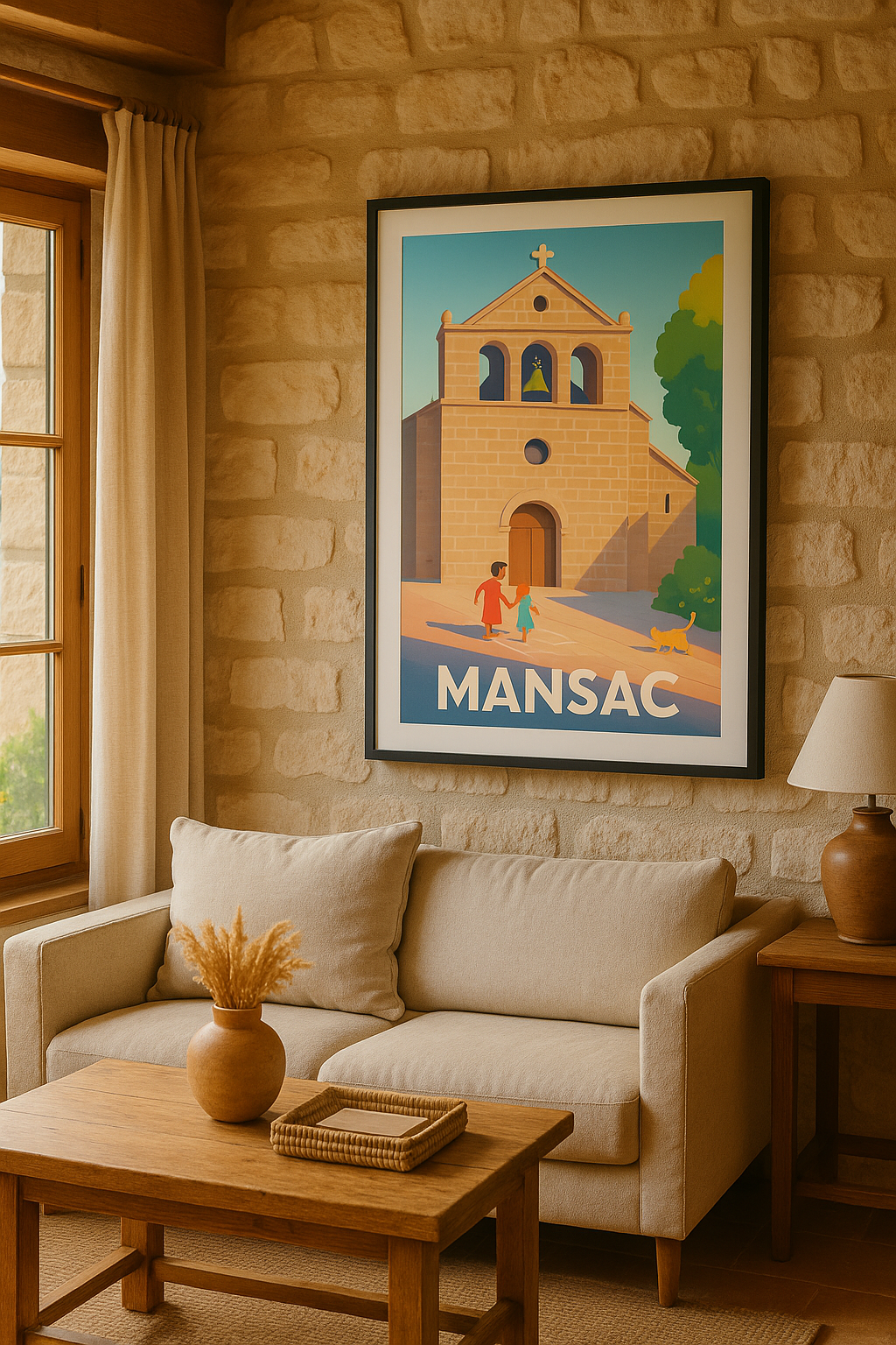 Mise en situation Affiche de Mansac - Charme et sérénité au cœur du village