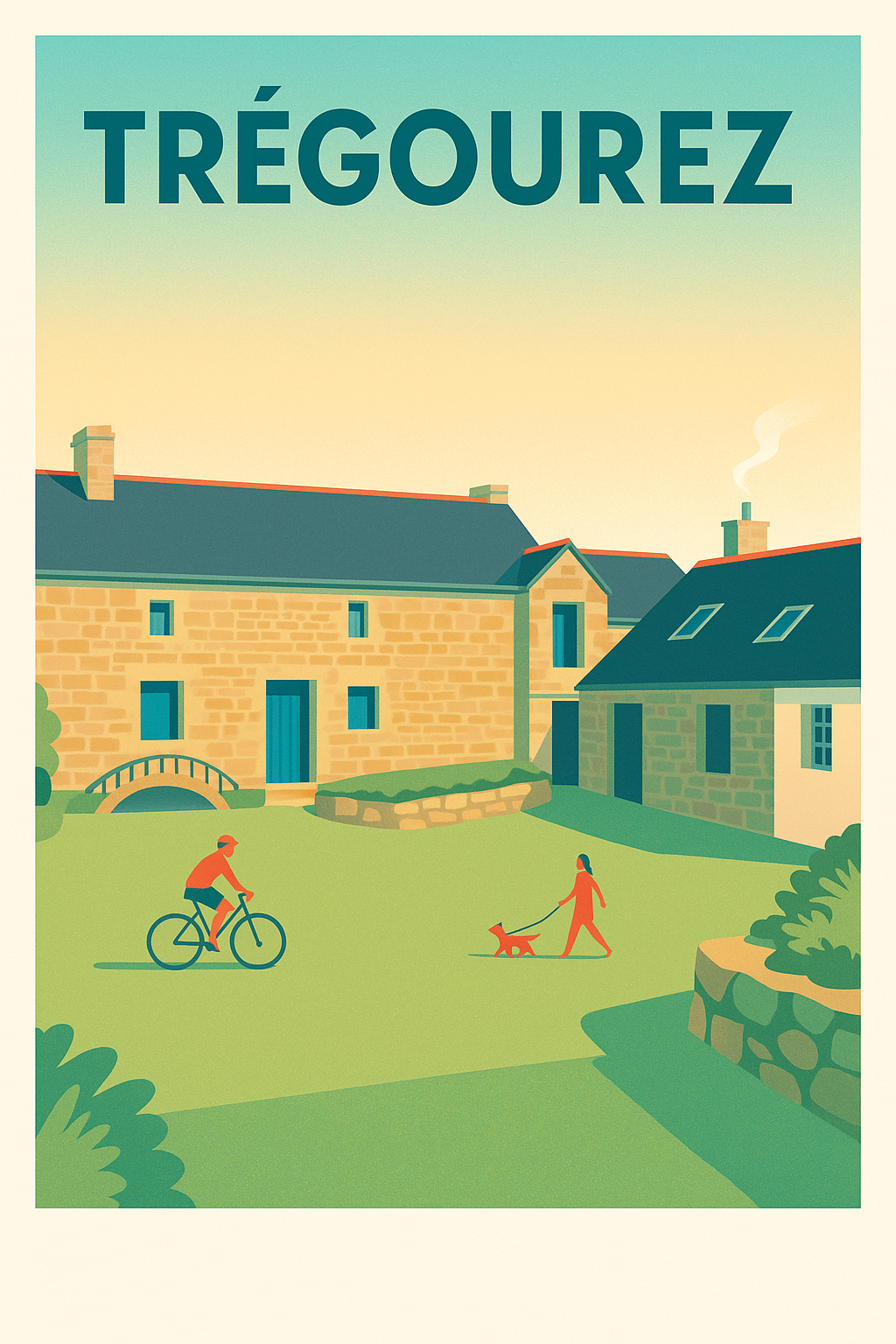 Affiche de Trégourez - Charme rural et douceur de vivre