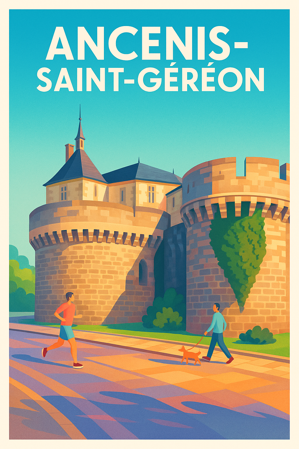 Affiche de Ancenis-Saint-Géréon - Entre patrimoine et vie quotidienne