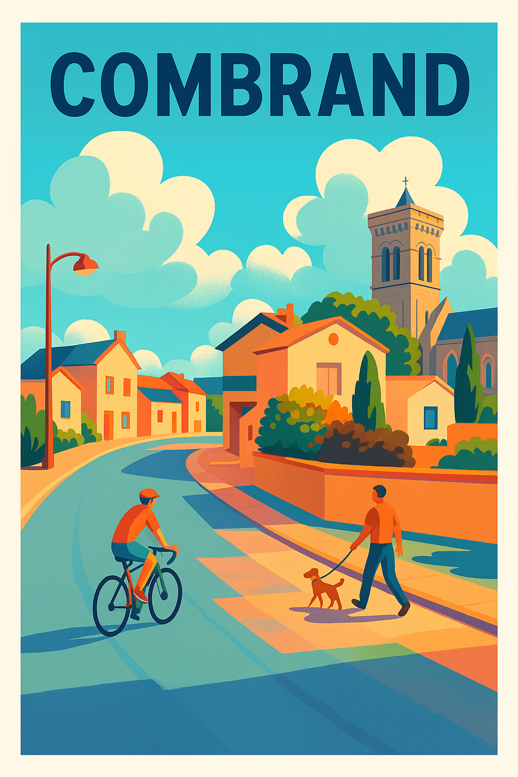 Affiche de Combrand - Douceur de vie et sérénité rurale