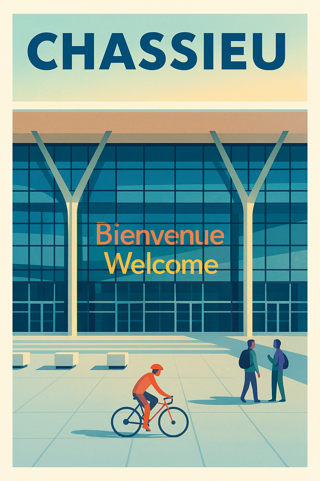 Affiche de Chassieu - Bienvenue dans la modernité urbaine