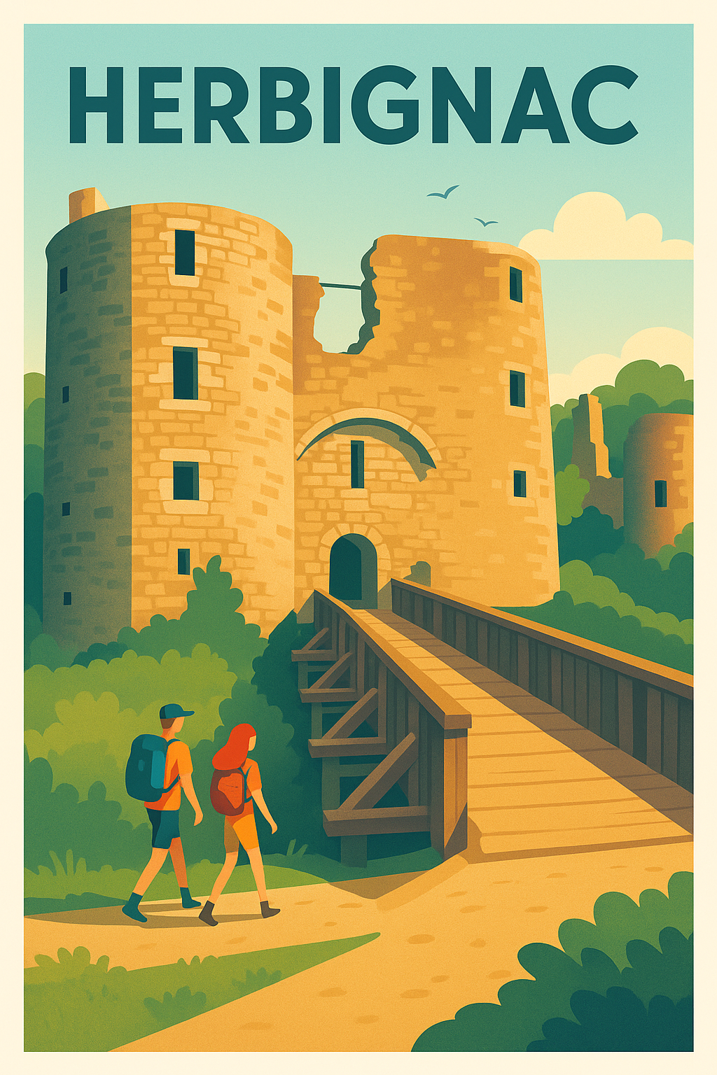 Affiche de Herbignac - Porte d'entrée vers l'histoire et la nature