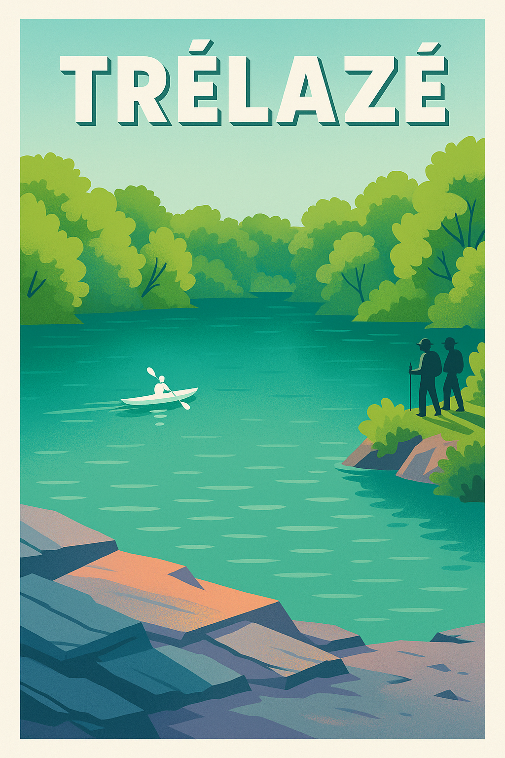 Affiche de Trélazé - Évasion nature au fil de l'eau