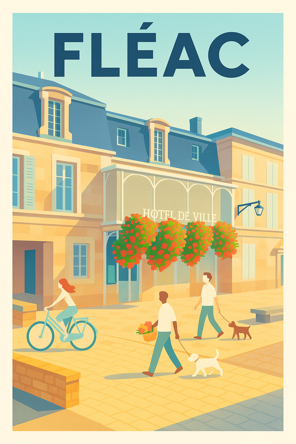 Affiche de Fléac - Charme et douceur de vivre au cœur de la ville