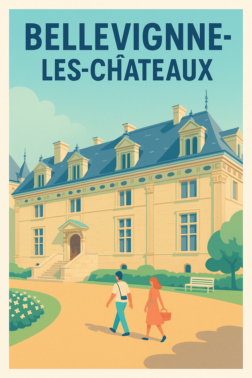 Affiche de Bellevigne-les-Châteaux - L'élégance au cœur des châteaux de la Loire
