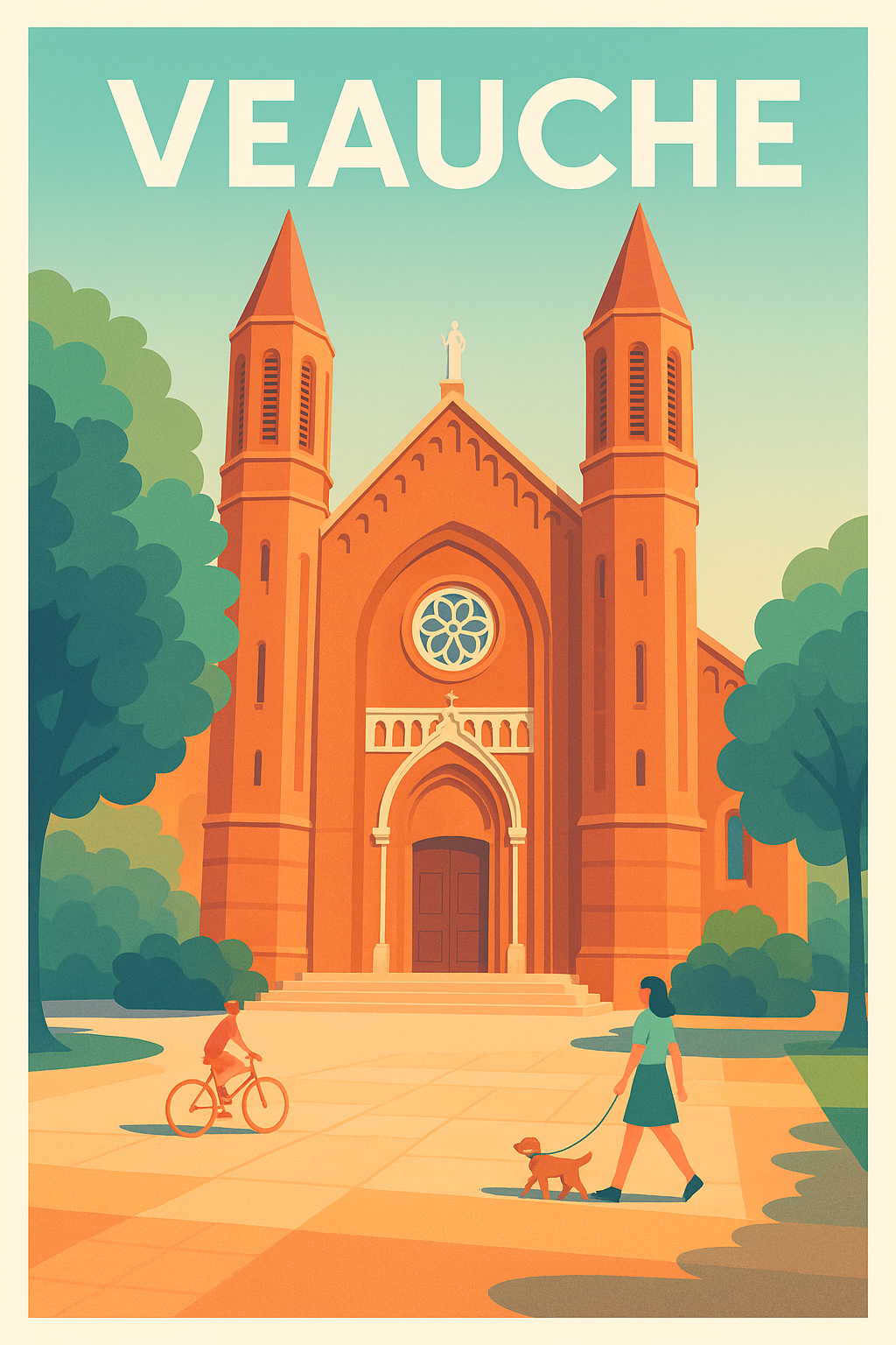 Affiche de Veauche - Charme et sérénité au cœur de la ville
