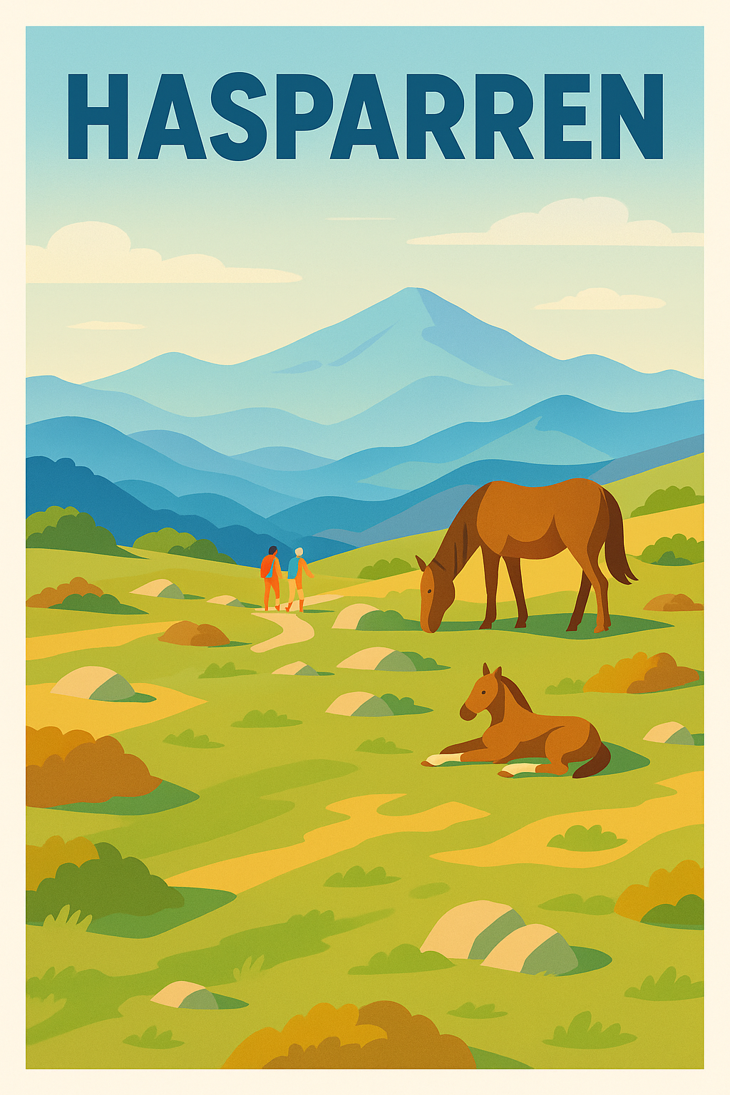 Affiche de Hasparren - Charme Bucolique et Montagnes Enchantées