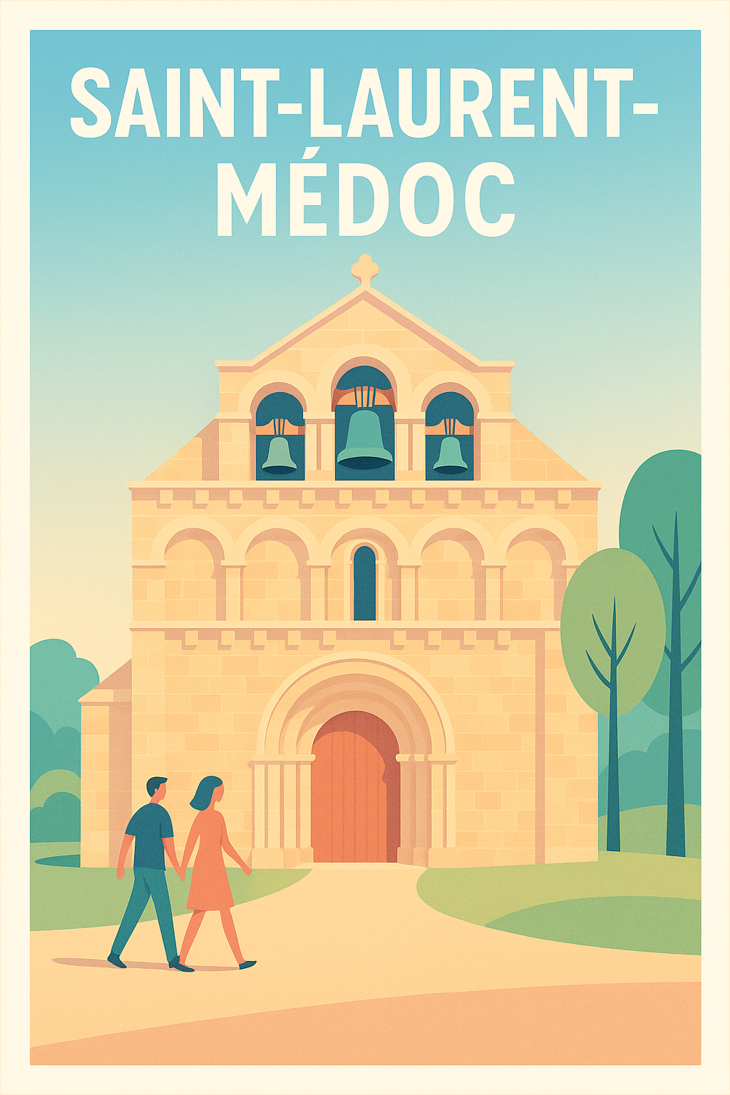 Affiche de Saint-Laurent-Médoc - Charme et sérénité au cœur du Médoc