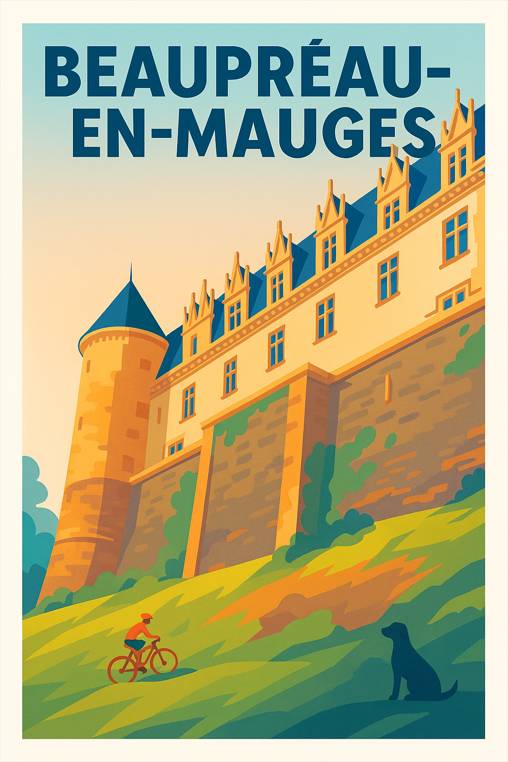 Affiche de Beaupréau-en-Mauges - L'élégance du patrimoine en pleine nature