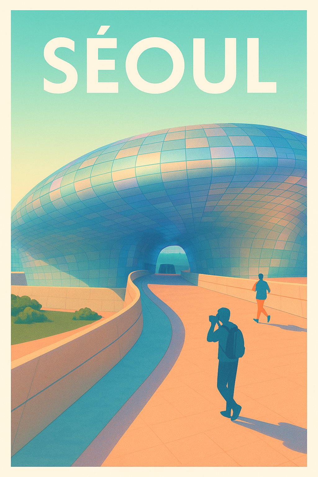 Affiche de Séoul - L'architecture futuriste au cœur de la métropole