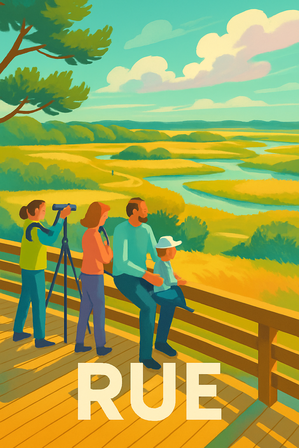 Affiche de Rue - Émerveillement au cœur de la nature