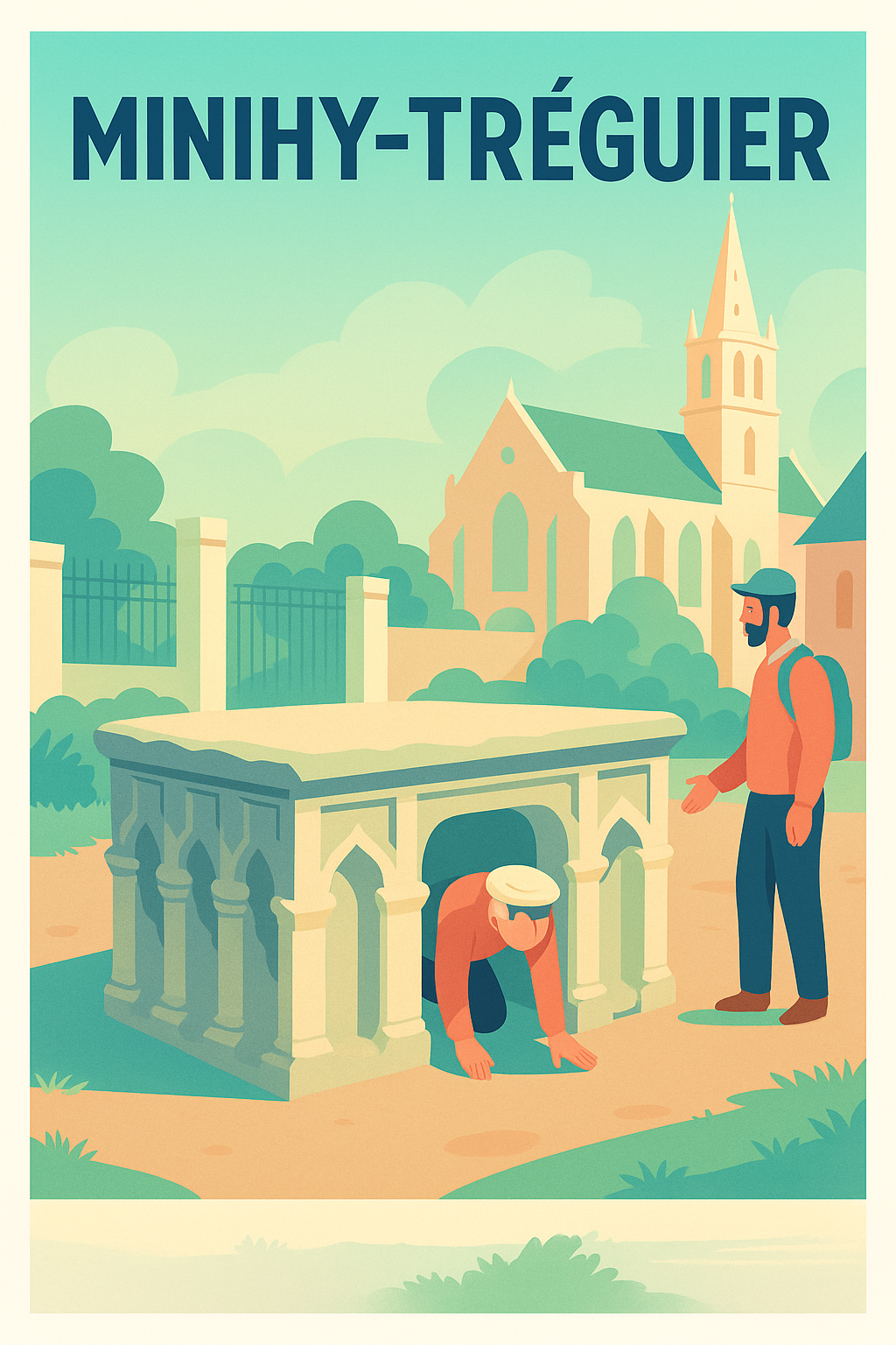 Affiche de Minihy-Tréguier - L'émerveillement au cœur de la Bretagne