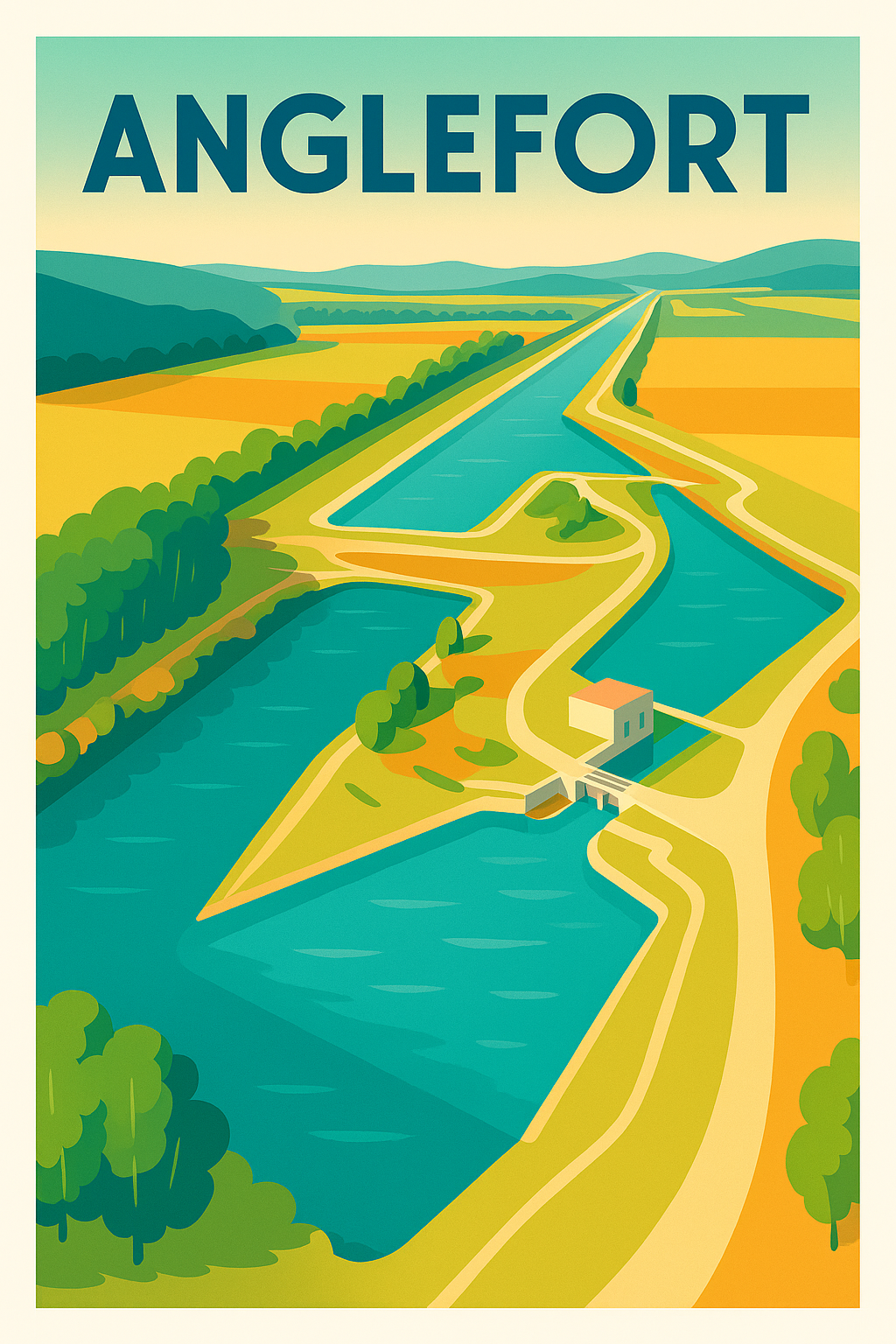 Affiche de Anglefort - Entre nature et horizons paisibles