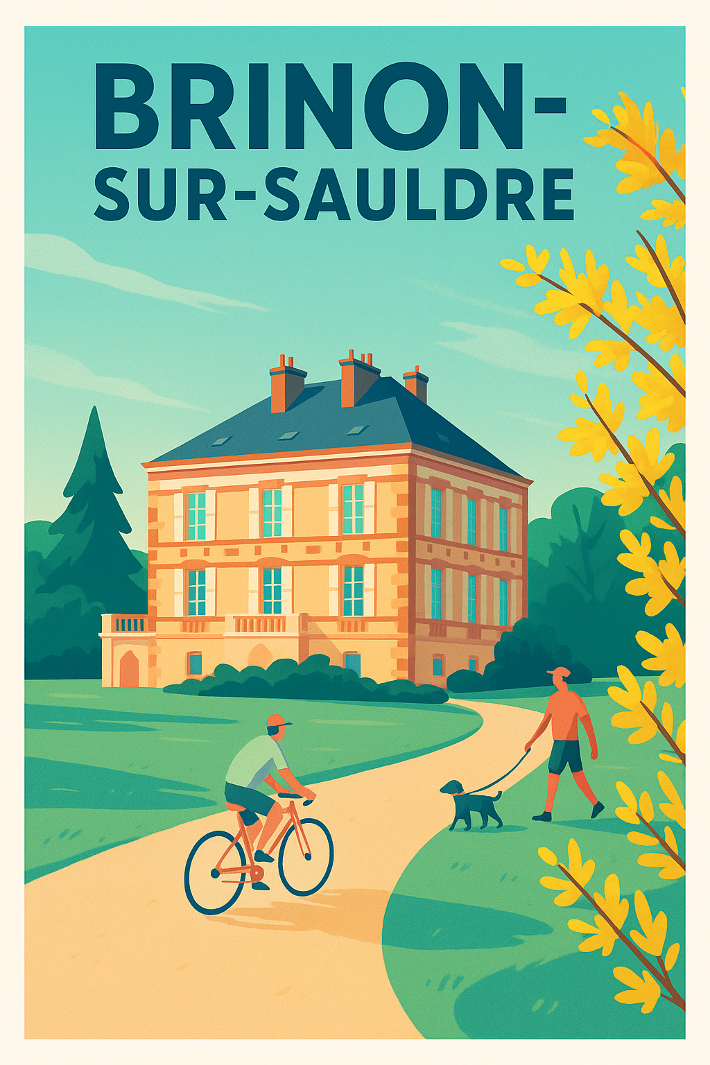Affiche de Brinon-sur-Sauldre - Harmonie bucolique au cœur du domaine