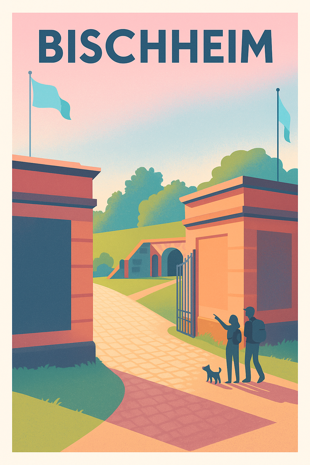 Affiche de Bischheim - L'entrée paisible au cœur de la nature